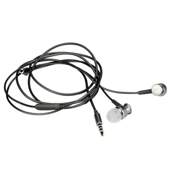 

Metal 3.5MM Jack Stereo Surround Bass in- Ear wired Earphone With Microphone Ear Buds For Mobile Phone Headset