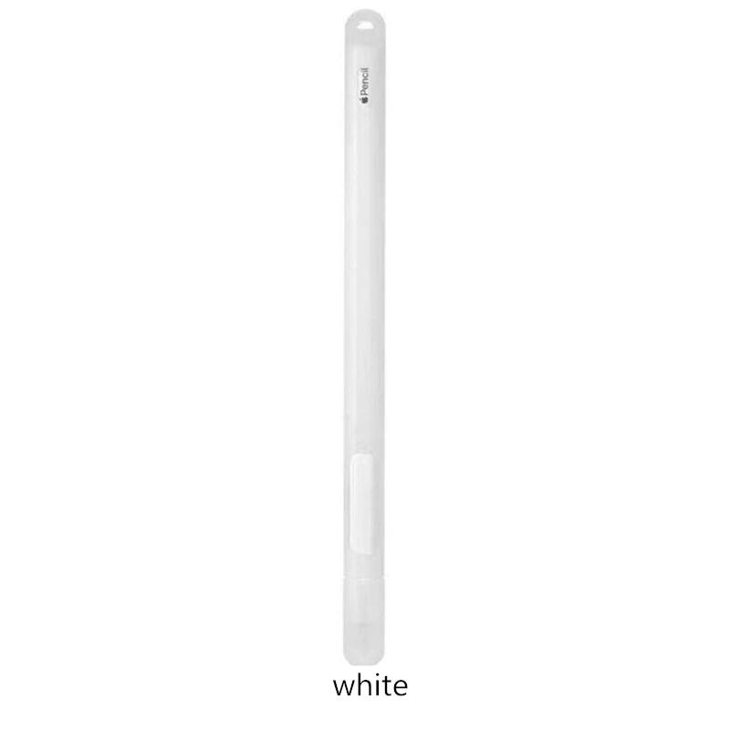 Легкий силиконовый чехол для Apple Pencil 2-го поколения, Защитный колпачок для iPad Pencil 2, держатель для сенсорного пера, чехол со стилусом - Цвета: Белый