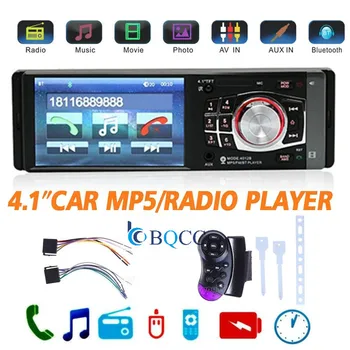 

Bluetooth Autoradio Auto Audio Stereo MP5 Player 4.1 Inch Car Radio FM 1 Din Cassette USB Steering Wheel Control