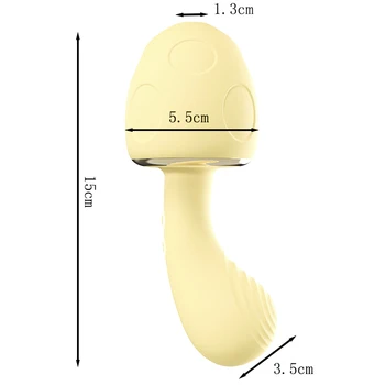 MY9COLORS Vibrator For Women Cute Mushroom Sucking Clitoris Stimulator G Spot Strong Vibration Waterproof Adult 18 Sexy Toys 6