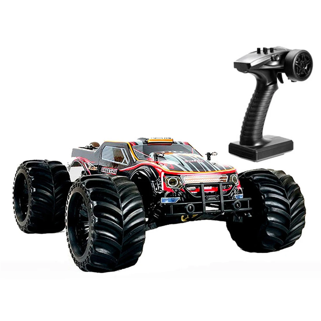

JLB Racing 11101 1/10 4WD 120A Brushless Monster Truck Electric RC Car with Metal Chassis - Black US Plug