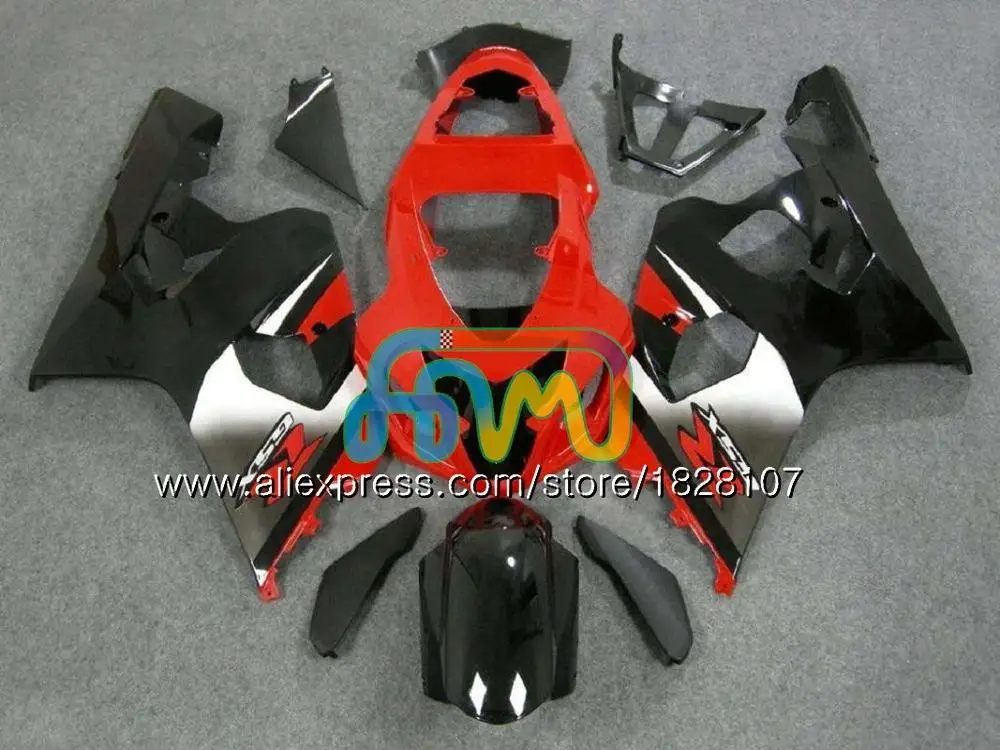 No. 21 K4 Красный Пламя+ бак для SUZUKI GSX-R600 GSXR 750 600 R600 GSXR-750 94BS. 18 GSXR750 600CC 750CC GSXR600 04 05 2004 2005 обтекатель - Цвет: No. 21