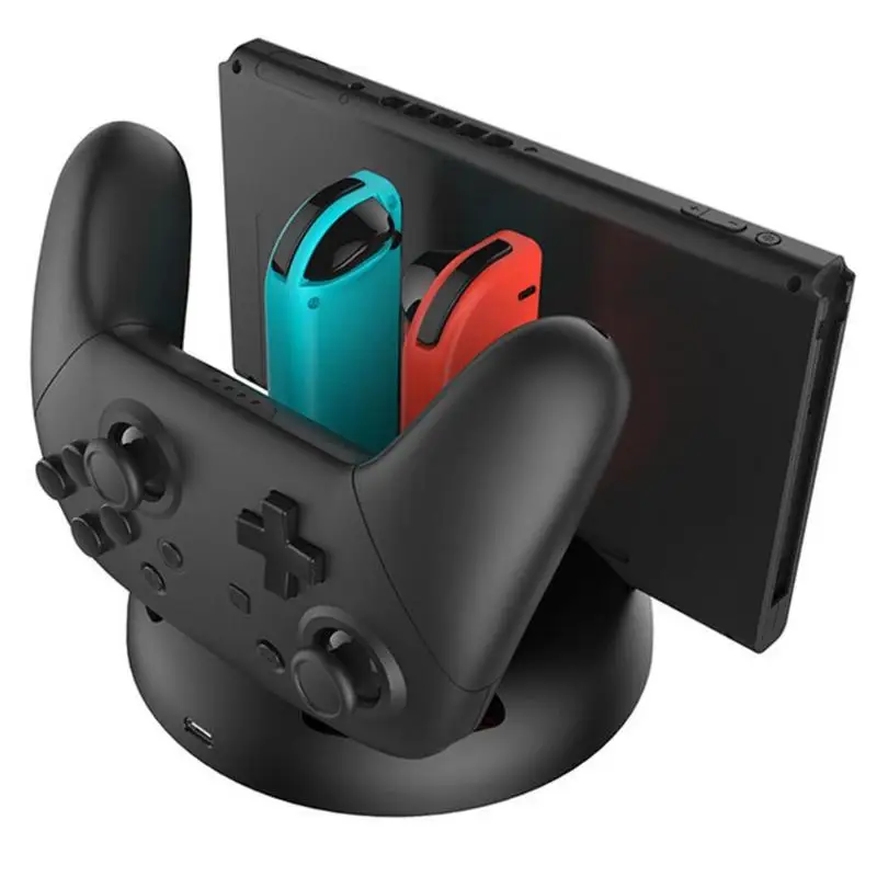4 в 1 зарядная док-станция Подставка подходит для N-Switch/N-Switch Lite/Pro Joy-Con