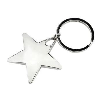 

10 Pieces Star Keychain Keyring Zinc Alloy Star Shaped Keychains Metal Keyrings Five Pointed Star Shaped Key Chain