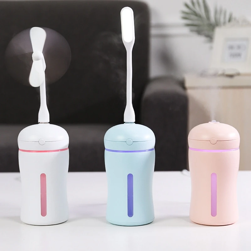 DEKAXI 180 мл USB Mute увлажнитель воздуха Арома эфирные масла диффузор для дома автомобиля Usb Fogger тумана с светодиодной ночной лампой