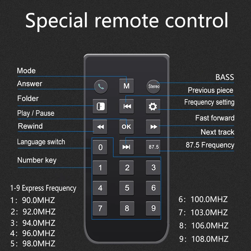 Bluetooth 5 0 Receiver USB Wireless Transmitter Audio Music Adapter for Car PC Headphones with Remote Control