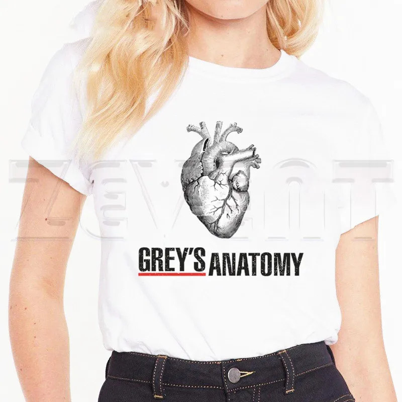 Женская футболка с коротким рукавом Greys Anatomy You're My Person Ullzang Повседневная летняя