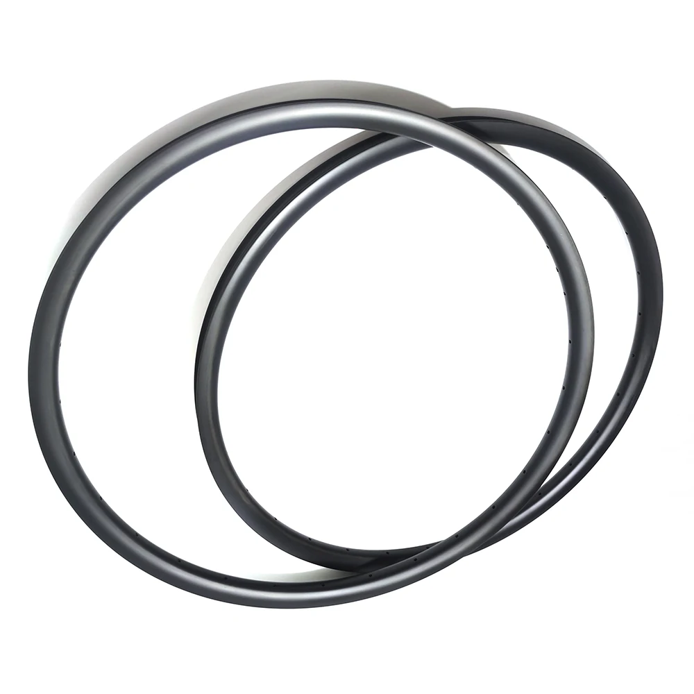 29er Mtb Bike Carbon Fiber Disc Brake Rims 35mm Tubeless Asymmetric 28h