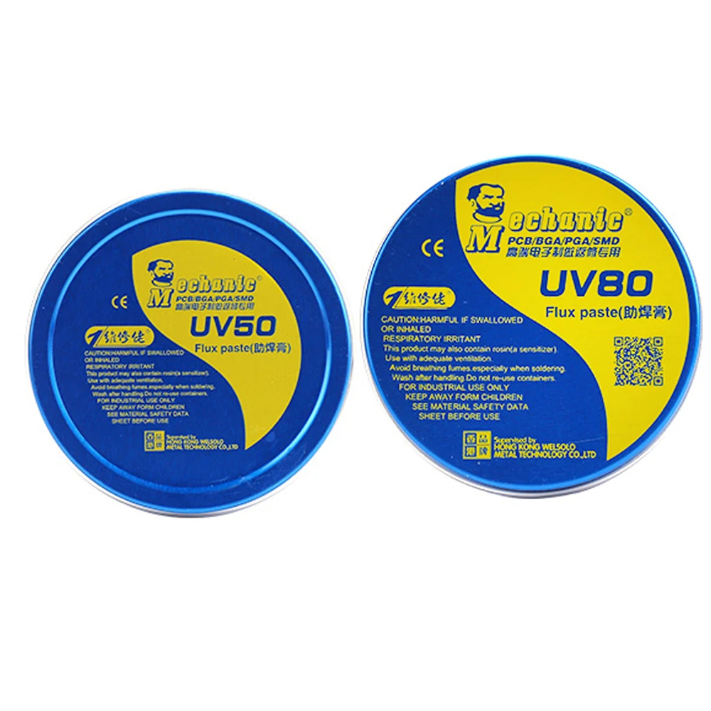 2 шт. пайка с флюсом без очистки UV50 Флюсом Оловянная BGA паяльная флюс