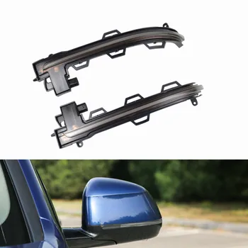 

Car LED Side Wing Rearview Mirror Turn Signal Light For BMW X3 X4 X5 X6 F25 LCI F26 F15 F16 Dynamic Indicator Blinker