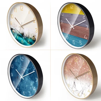 

Modern Simple Dream Clocks Living Room Wall Clock Creative Nordic Quiet Personality Bedroom Decoration Large Shi Ying Clock