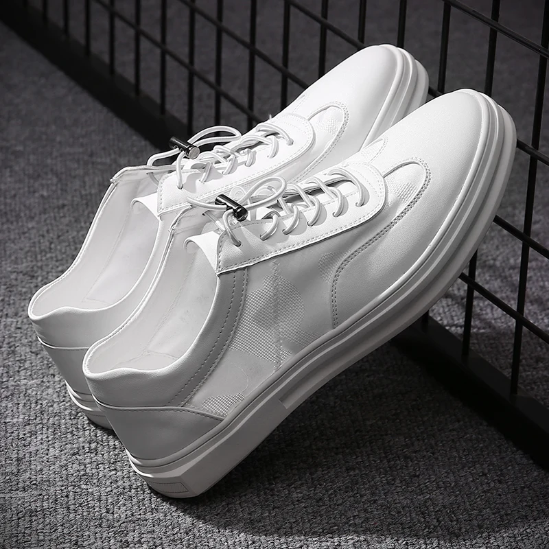 

2019 New Mens Shoes High Quality Men Dress Shoes Comfortable Lace Up Flat Shoes Breathable Casual Sneakers  