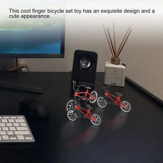 Mini Bike Finger Bike Perfect Miniature Metal Toys Finger Bicycle for Mini Extreme Sports Boys Gifts Finger Bike 3