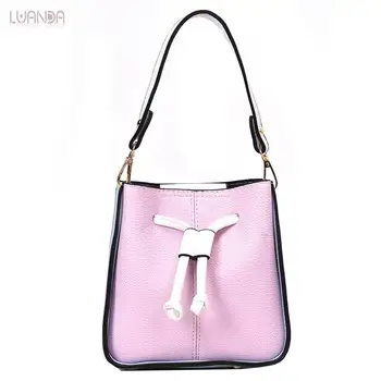 

2 Sets Totes Women Bag Designer Composite Handbag Fashion Brand PU Leather Handbags Panelled Shoulder Messenger Bag For Girls