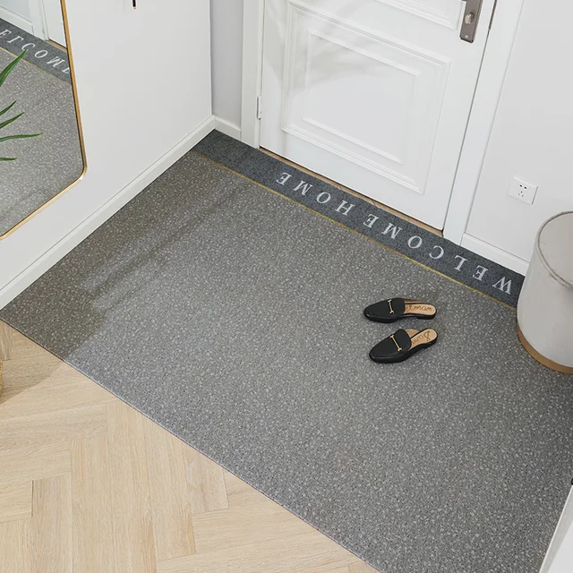 Ingenieurs Zonnebrand analyseren Welcome Doormat Gray Moroccan Door Rug Heavy Duty Rubber Mat Washable Anti  Slip PVC Large Carpet Indoor Outdoor Entrance Mats| | - AliExpress