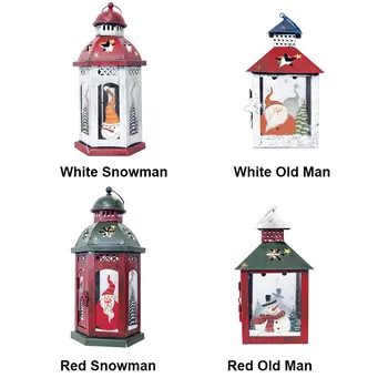 

Retro Christmas Ornaments Christmas Windshield Candle Holder Decoration Christmas Wrought Iron Candlestick Navidad