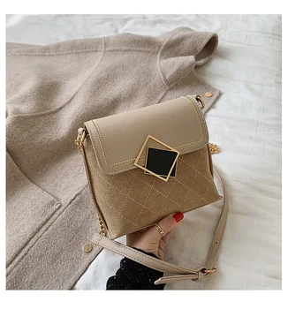 

Fashion Luxur Women Handbag Shoulder Bag Metal Chain Totes Crossbody Purse Wallet Ladies Luminous Geometric Bag Bolso Mujer