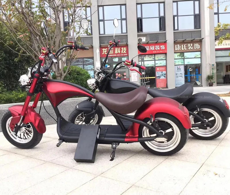 Electric Motorcycle Scooter 2 Wheels Electric Scooters 60V 2000W 20A Removable Battery Citycoco Electric Scooter (3)
