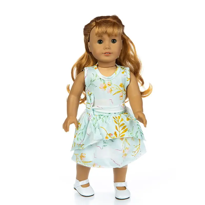 

New Lovely Dress Fit for 18 inch American Girl Doll and Doll accessories Children best Gift (Shoes are not included)