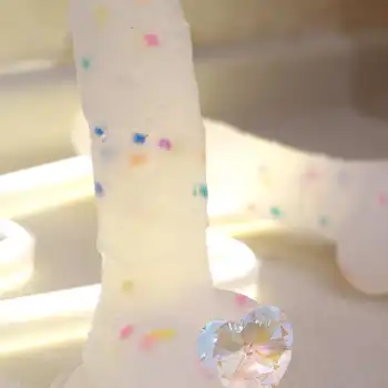 Colorful Liquid Dildo Colorful Silicone Realistic Wolf Fake Penis With Suction Cup Fantasy Dildos Masturbater Anal Knotted Toys 3