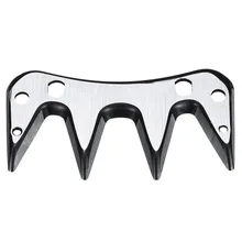 Прочные Овцы козы расческа Стрижка клипер прямые Изогнутые 4 зубные лезвия альтернатива для овец клиперы ножницы часть