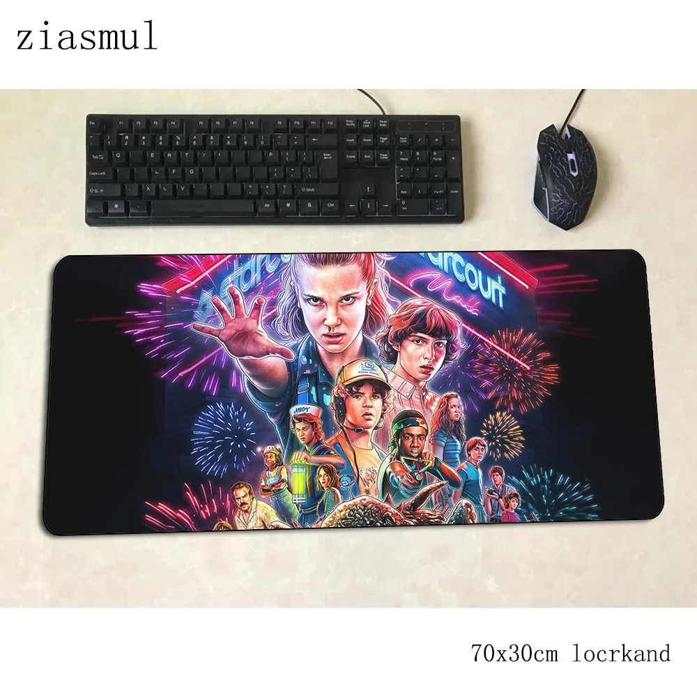 Коврик для мыши странные вещи, 70x30 см, игровой коврик для мыши, инди-поп, офисный коврик для ноутбука, профессиональный коврик для мыши, игры, pc gamer, коврики