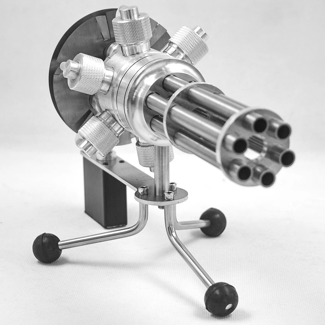 Высокое качество 1 шт. шесть цилиндров металлическая вращающаяся модель двигателя Стирлинга подарок из бутика для детей взрослых модель