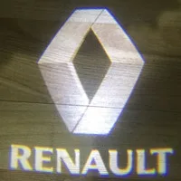 2 шт. светодиодный дверь логотипа автомобиля светильник для Renault Koleos 2008 2009 2010 2011 2012 2013 лазерный проектор Добро пожаловать лампы - Испускаемый цвет: Холодный белый