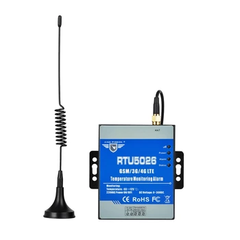 

Power Failure Alarm, RTU5026 2G GSM Temperature Monitoring Alarm Wireless Circuit Fault Circuit Status Monitoring Alarm EU Plug
