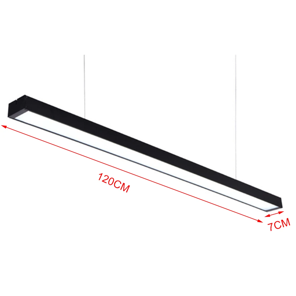 IP55 офисная люстра, светодиодный светильник, офисное освещение, гимнастические полосы, подвесные проволочные лампы, студийные алюминиевые лампы