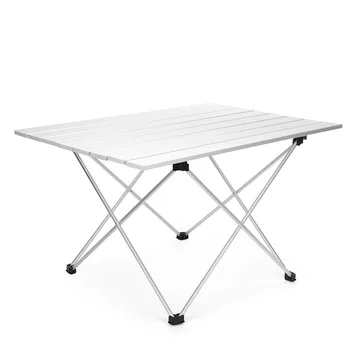 

Convex outdoor aluminum alloy folding table camping picnic barbecue table portable dining table