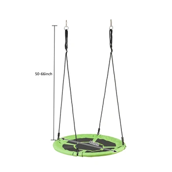 

Exquisite Children's Outdoor Swing 40 Inches Removable Easy To Store Round Entertainment Platform Bearing 100kg Gift For Kids