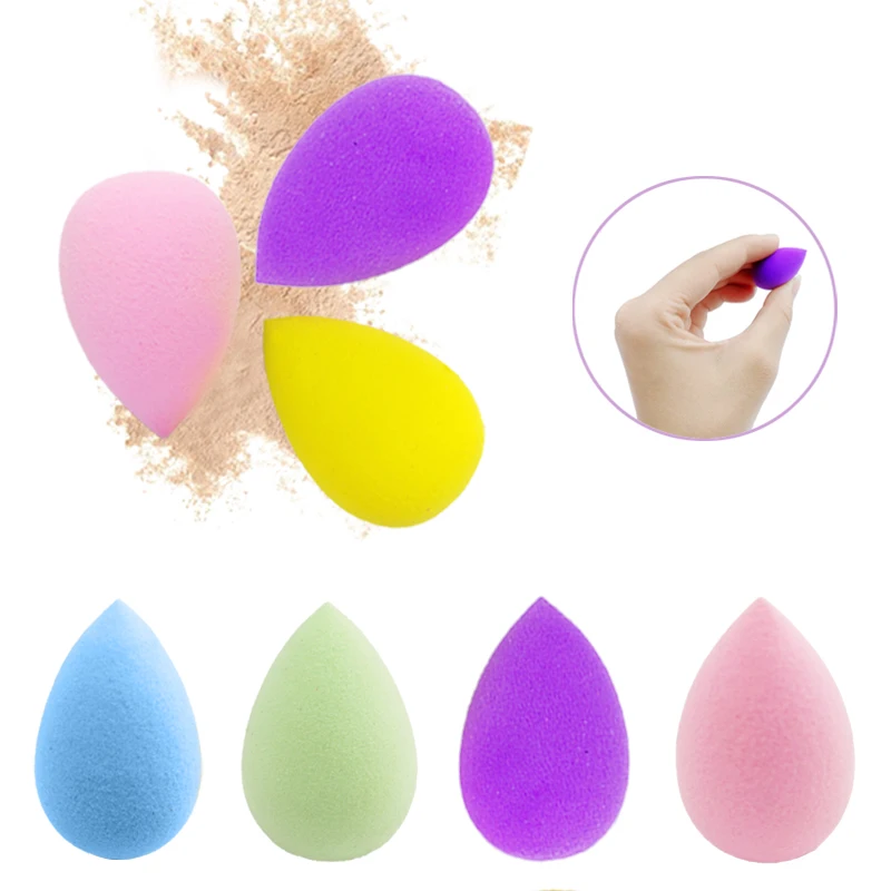 5Pcs/Set Wholesale Mini Makeup Sponge Egg Shape Makeup Soft Foundation puff Concealer Mixed cosmetic makeup sponge