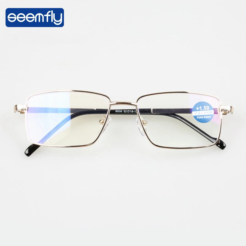 Seemfly бифокальный очки для чтения Для женщин& Для мужчин с защитой от УФ-светильник Портативный противоусталостные пресбиопии+ 1,5+ 2,0+ 2,5+ 3,0+ 3,5+ 4
