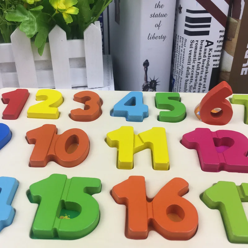 Детские игрушки с алфавитом и цифрами для детей 1-2-3-4 лет, 6 паззлов для мальчиков, детские развивающие игрушки для мальчиков