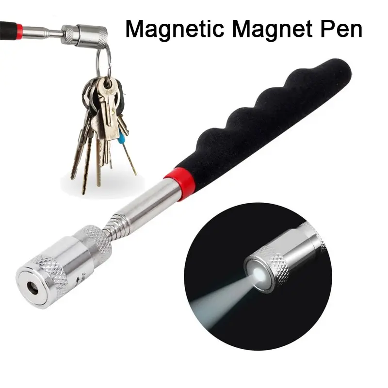 

Mini Portable Telescopic Adjustable Magnetic Magnet Pen Handy Tool Capacity For Picking Up Nut Bolt Extendable Pickup Rod Stick