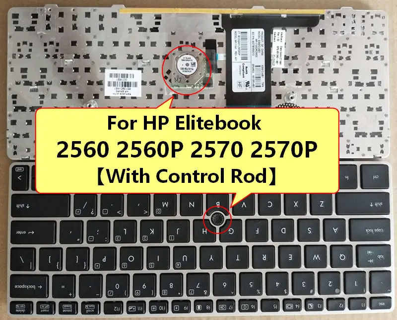 1 шт. с контактным стержнем для hp 2560 2560P 2570 2570P части клавиатуры хорошо работают