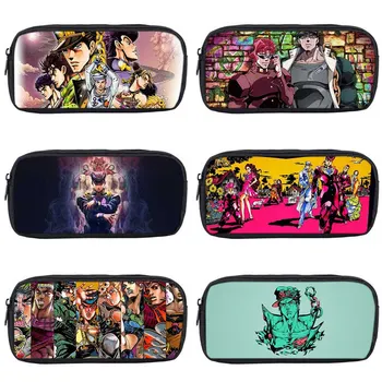 

Summer Style JoJo Bizarre Adventure Pencil case Organizer Purse Stationery Holder Cosmetic Bags
