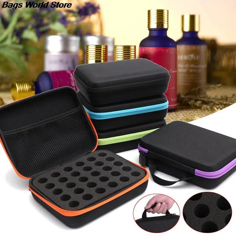 

10Ml 30 Bottles Essential Oil Carry Case Holder Storage Perfume Aromatherapy Hand Bag Nail Polish Holder