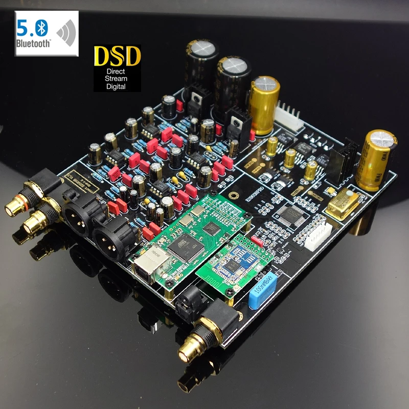 ЦАП ES9028 ES9028PRO Hi Fi 32 бит 384K|dsd dac|32bit 384kusb input |