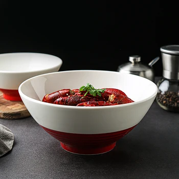 

Ceramic Bowl Home Salad Bowl Nordic Large Soup Bowl Noodle Bowl Restaurant Tableware