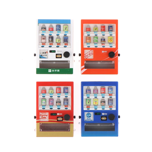 1: 12 Doll House Mini Ornaments Simulated Drinks Selling Airport Scenery Props Girl Play Pretend Doll House Decor Toy 3