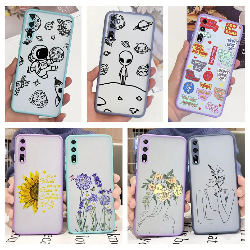 For Huawei Y8P Case Back Cover Space Astronaut Fundas Silicone TPU Soft Phone 2020 AQM-LX1 Y 8P Cases 6.3“” | Мобильные телефоны