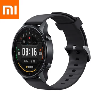 

New Xiaomi Smart Wrist Watch Color Black Silver Xiomi Strap Charging Stand 10 Sports Modes 5ATM Waterproof 14 Days Battery Life