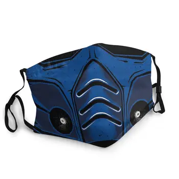 

Mortal Kombat Sub-Zero Washable Mouth Face Mask Fabric Anti Dust Protection Cover Respirator