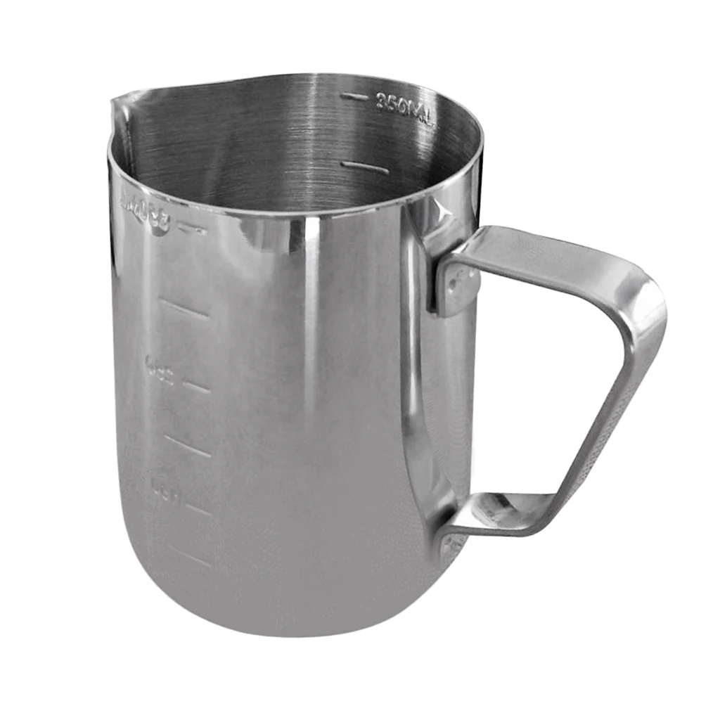 Candle Making Pitcher Frothing Pitcher Stainless Steel Milk Pitcher 350ml Perfect for Wax Milk Cream Water Juices Craft Coffee