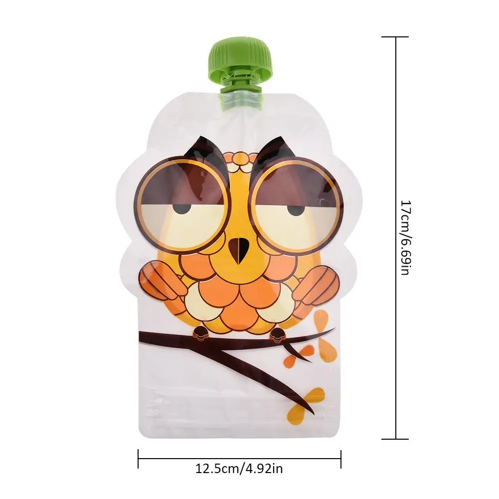 8 PCS 148ml Baby Food Storage Double Zipper Set BPA-Free Reusable Sealed Complementary Food Pouch Storage Bag Homemade