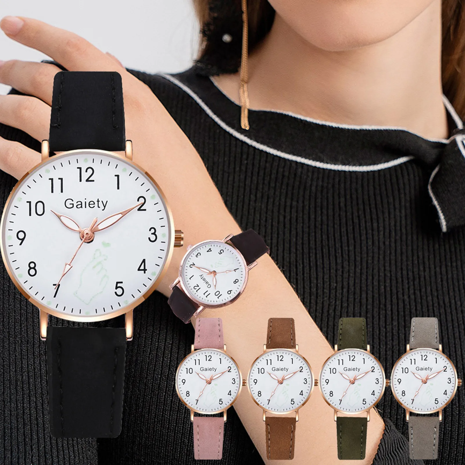 2021 Women Watches Luxury Magnet Buckle Flower Rhinestone Watch Ladies Quartz Wristwatches Bracelet Set Casual Reloj Mujer | Наручные