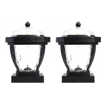 

Solar LED Pillar Lamp Waterproof White Warm Color Outdoor Garden Lawn Light 2V/150mA polysilicon panel path corridor garden