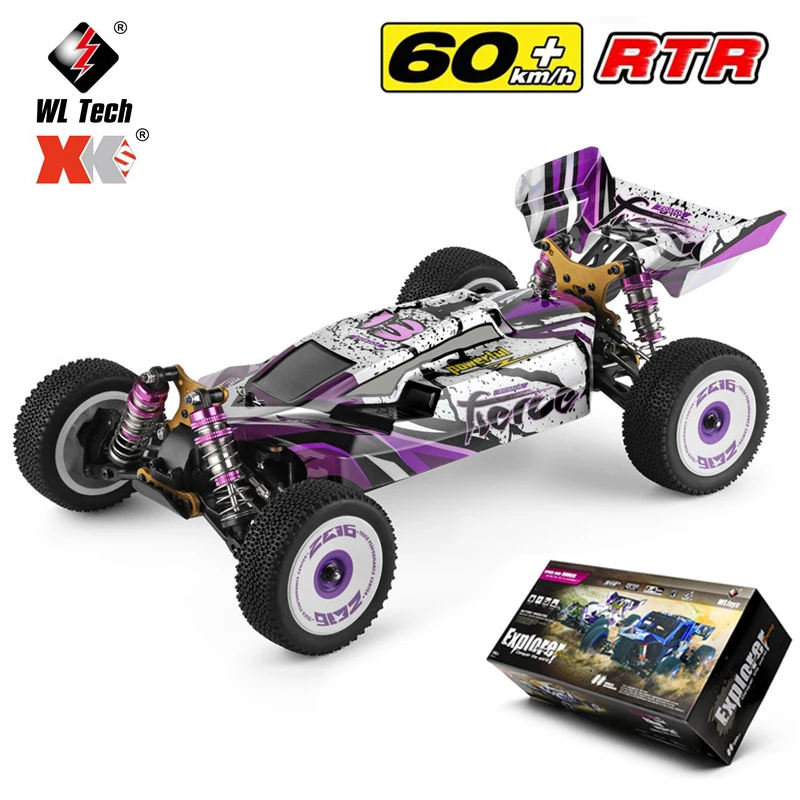 1/12 Wltoys 124018 / 124019 Радиоуправляемый автомобиль 60 км/ч высокоскоростные гоночные